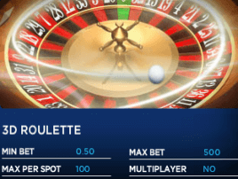 Play 3D roulette online